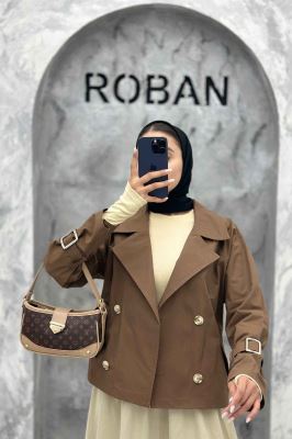 کت پاییزه کتان زارا چهار دکمه آژند