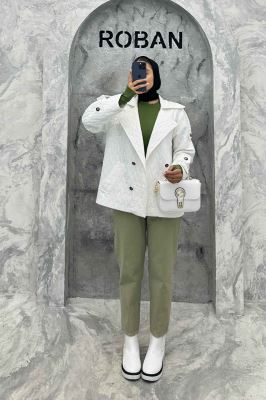 کت سرشانه بندی فریال بلوط