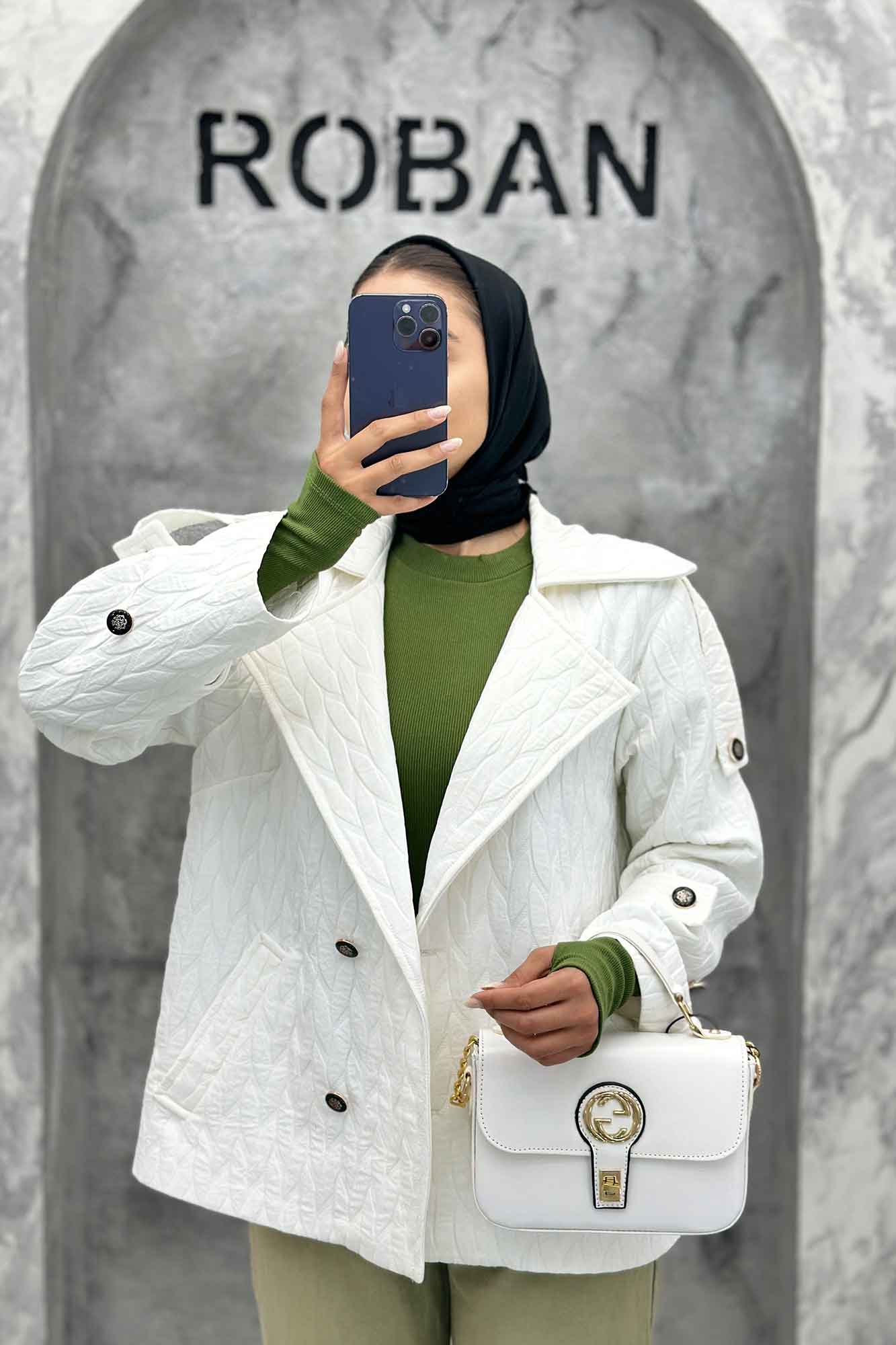 کت سرشانه بندی فریال بلوط