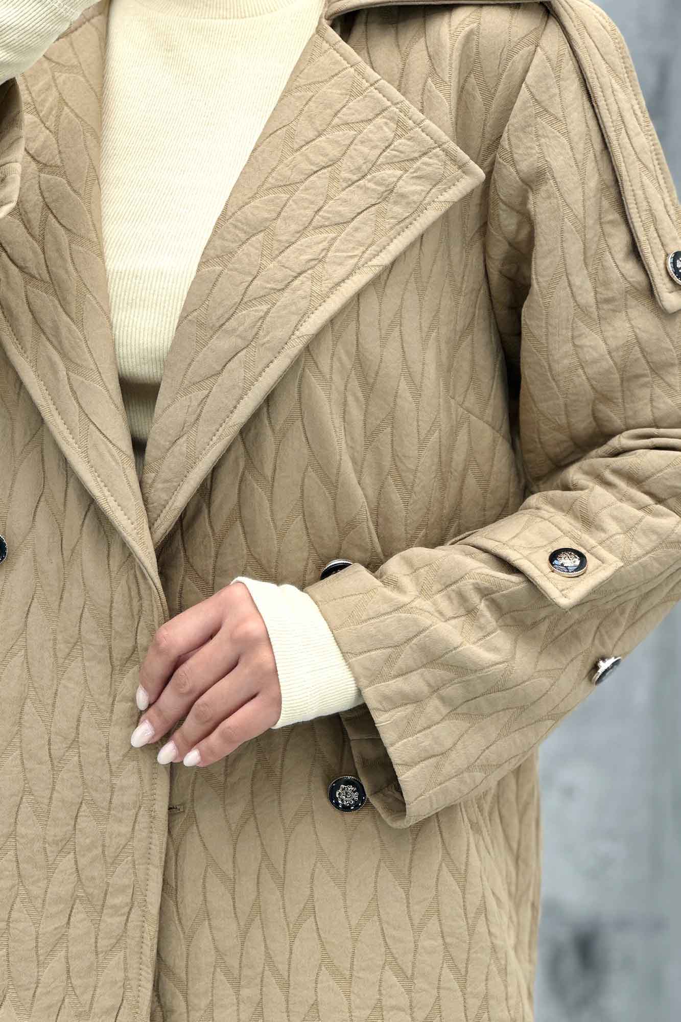 کت سرشانه بندی فریال بلوط