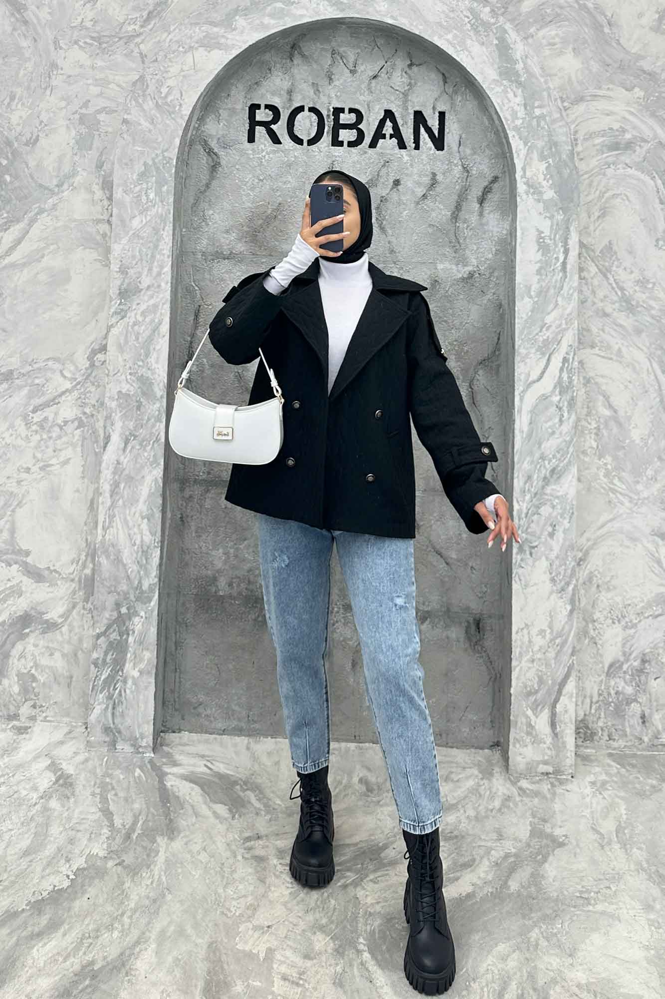 کت سرشانه بندی فریال بلوط