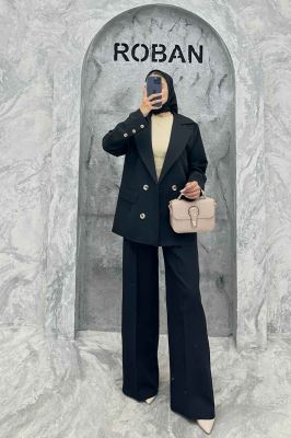 ست کت و شلوار مازراتی یقه انگلیسی بهار