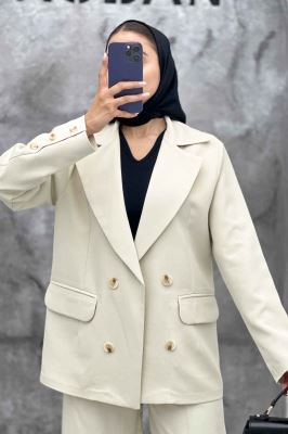 ست کت و شلوار مازراتی یقه انگلیسی بهار