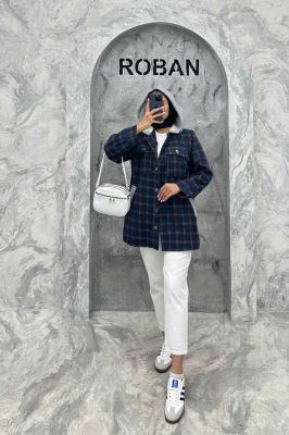 کت شکت فوتر چهارخانه کلاه دار