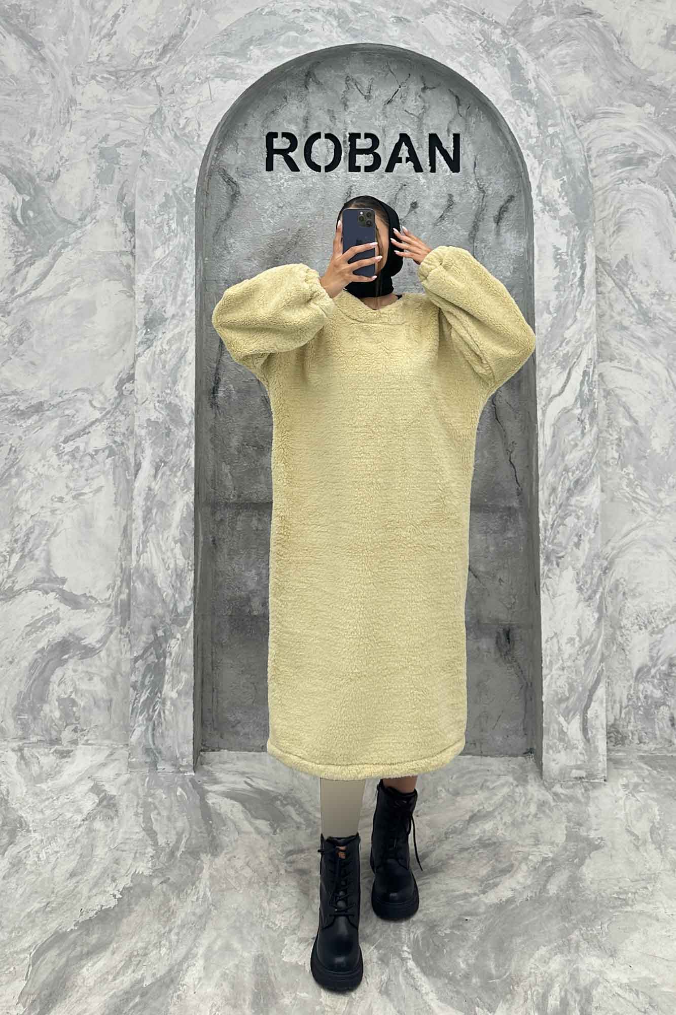 مانتو بلند تدی