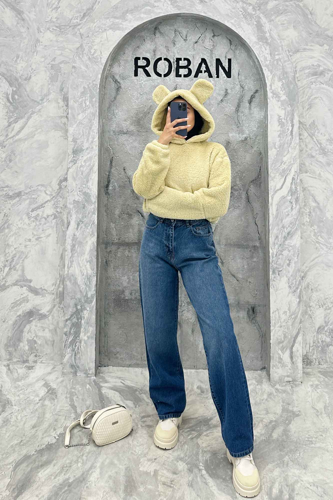 هودی تدی کراپ کلاهدار خرسی