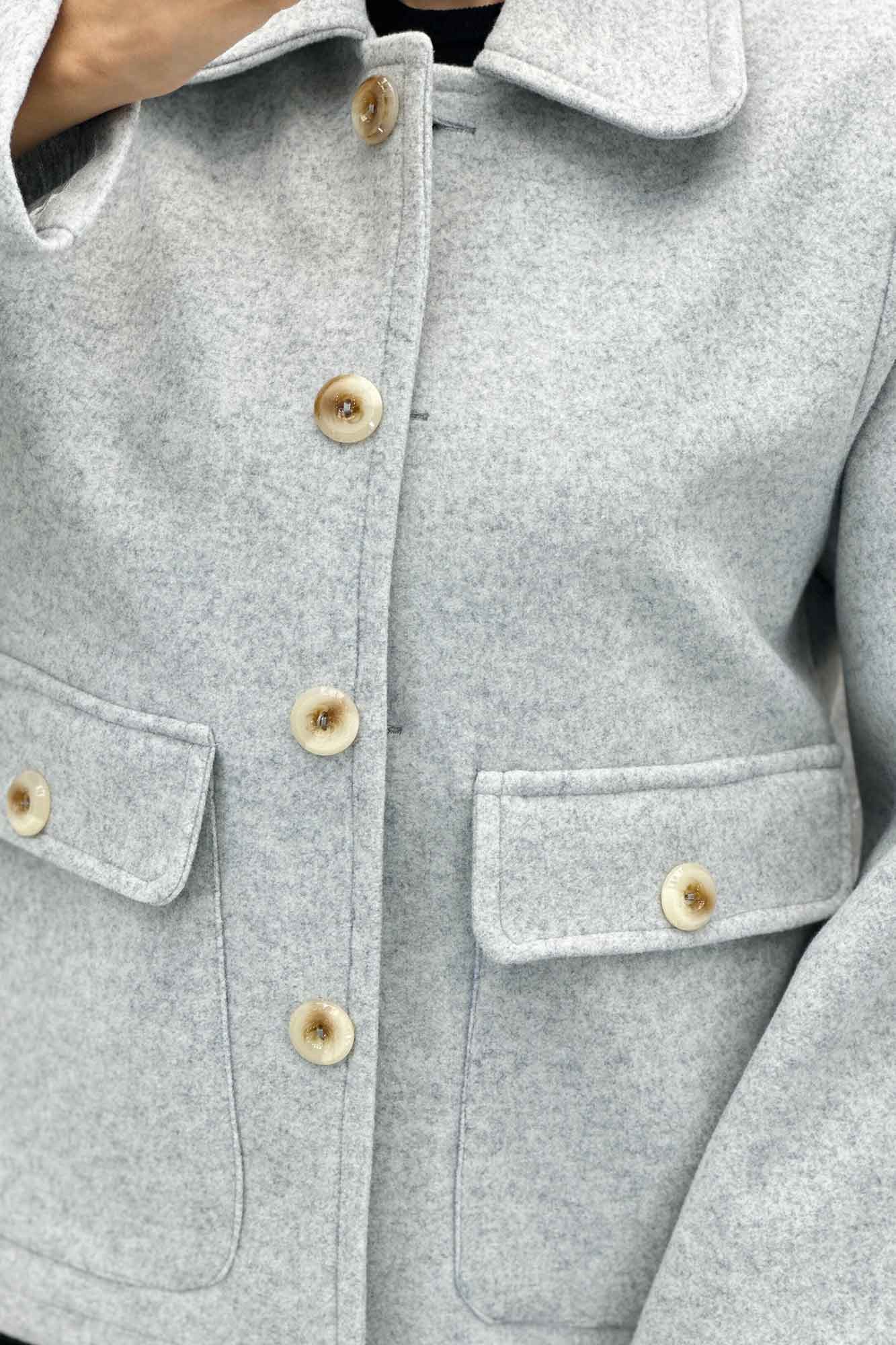 کت فوتر دو جیب پاکتی ZHOOBI