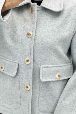 کت فوتر دو جیب پاکتی ZHOOBI