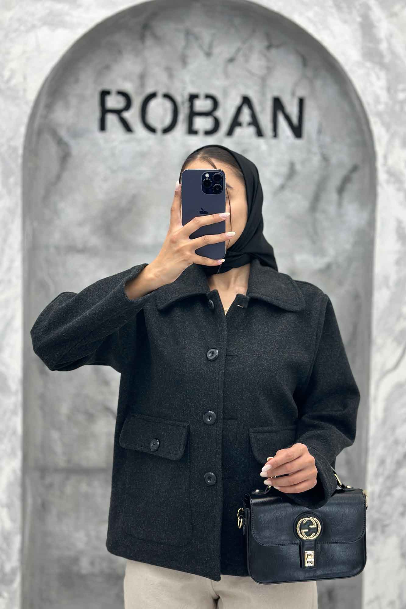 کت فوتر دو جیب پاکتی ZHOOBI