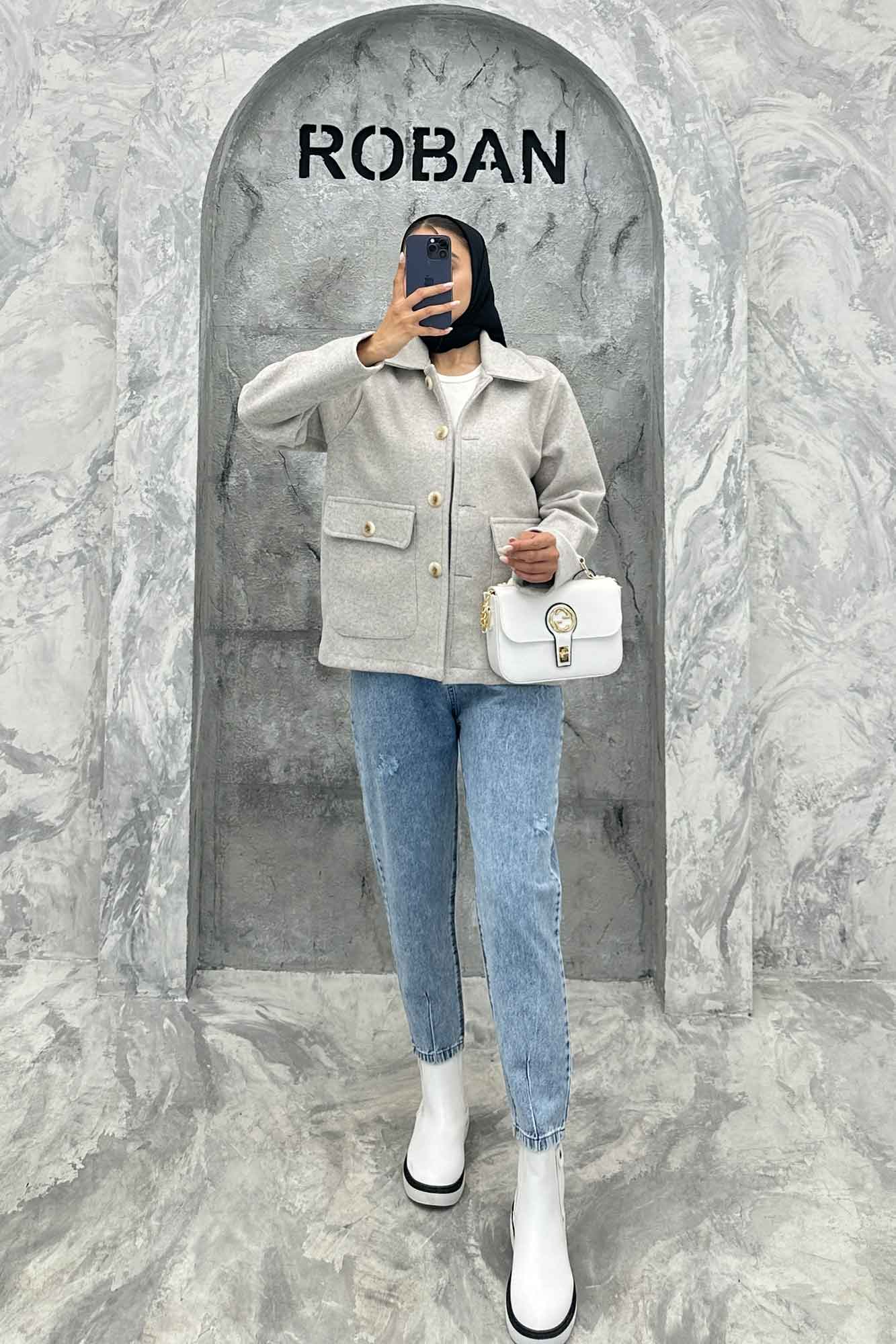 کت فوتر دو جیب پاکتی ZHOOBI