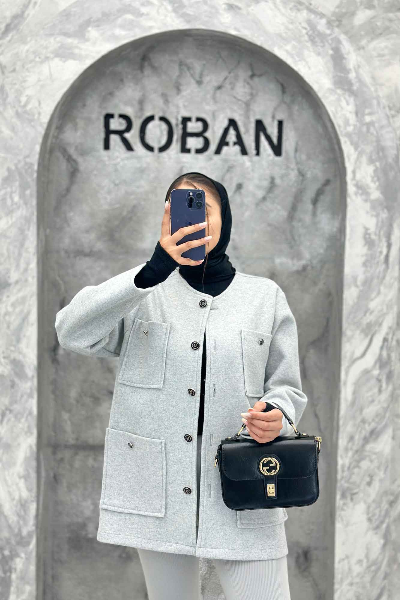 کت فوتر یقه گرد HUBRA