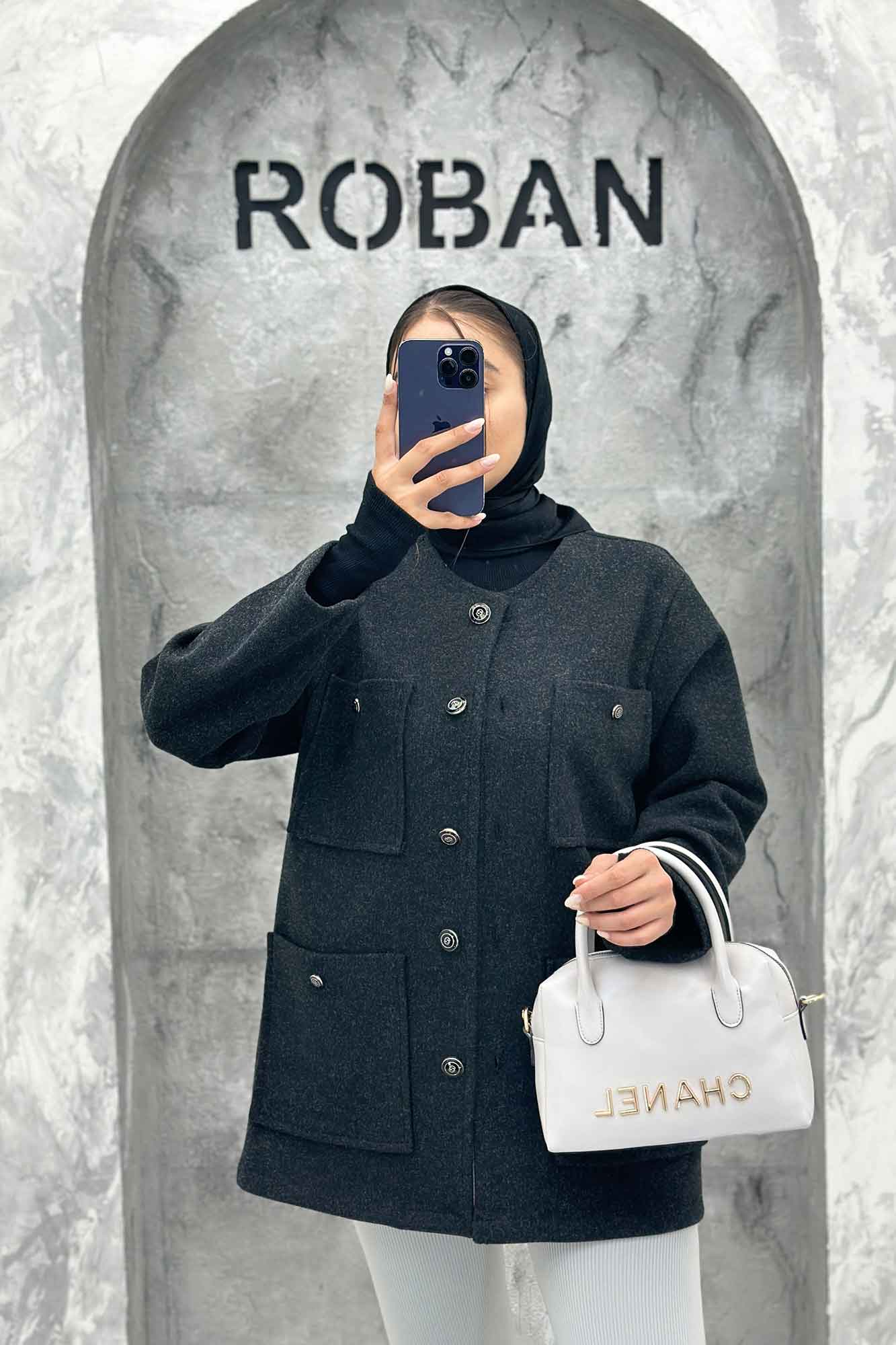 کت فوتر یقه گرد HUBRA