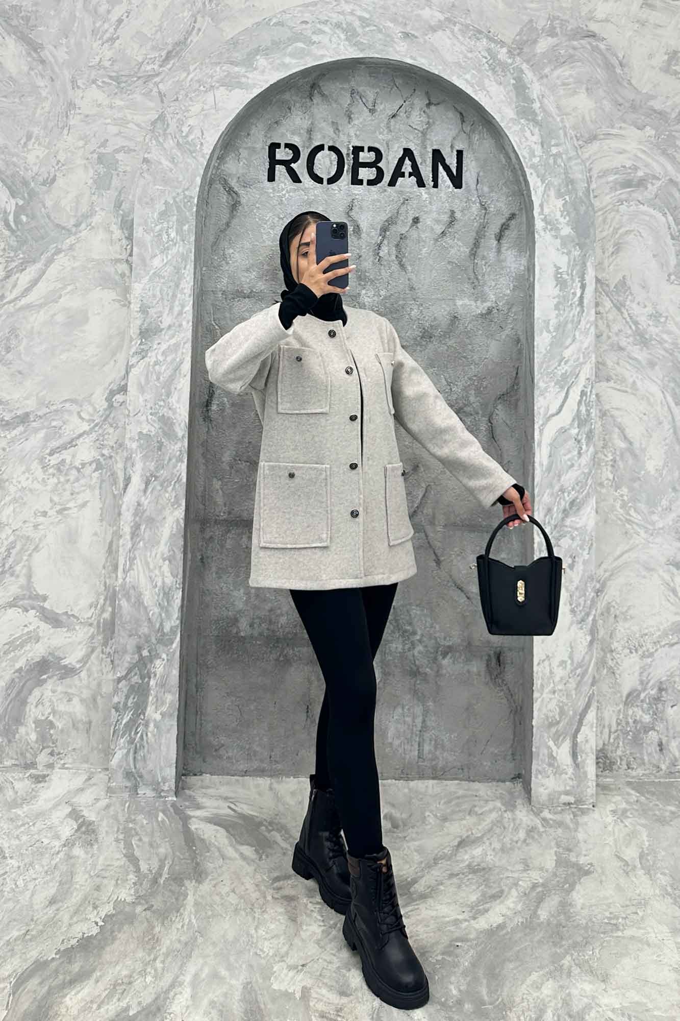 کت فوتر یقه گرد HUBRA