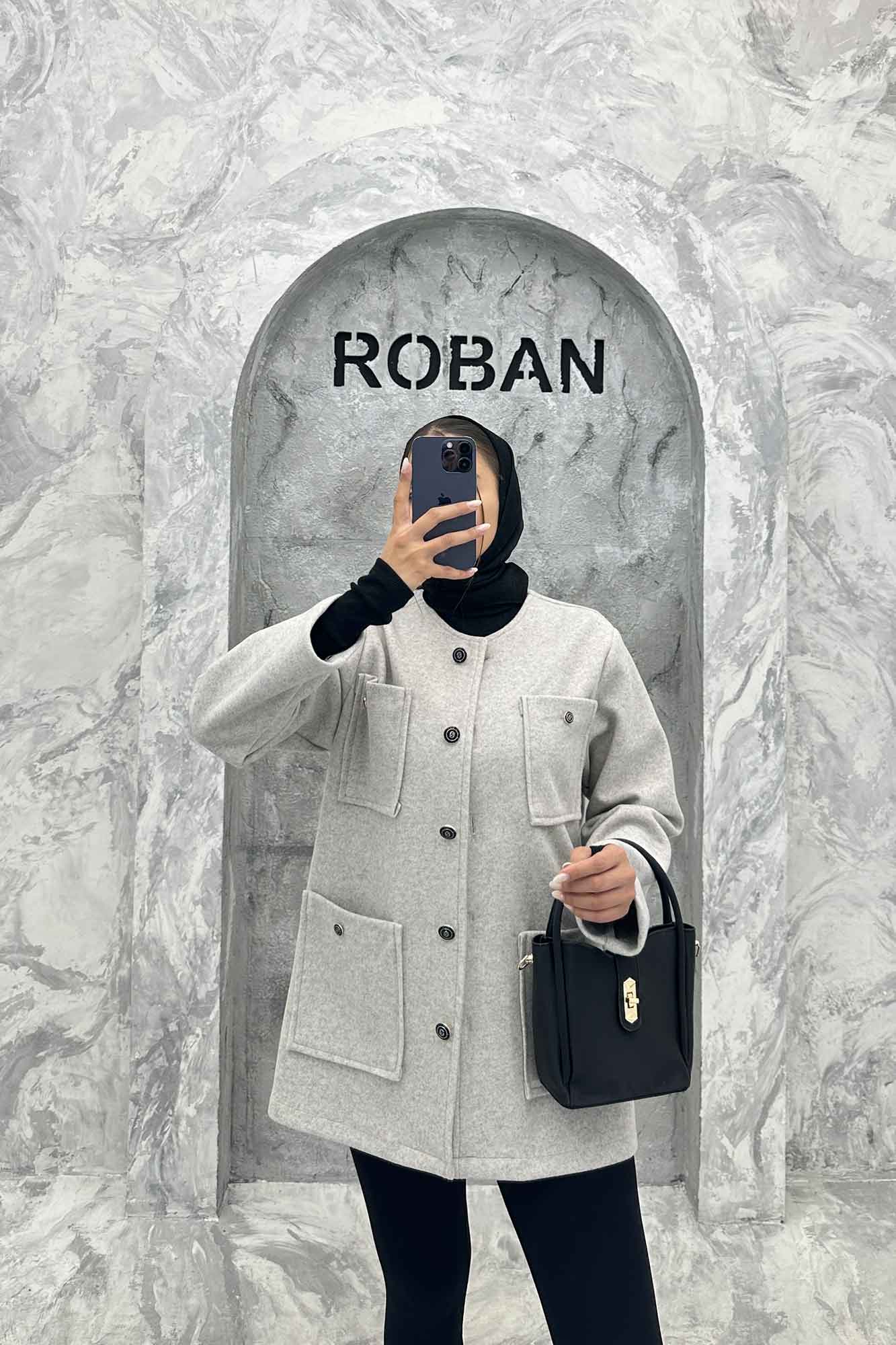 کت فوتر یقه گرد HUBRA