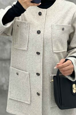 کت فوتر یقه گرد HUBRA