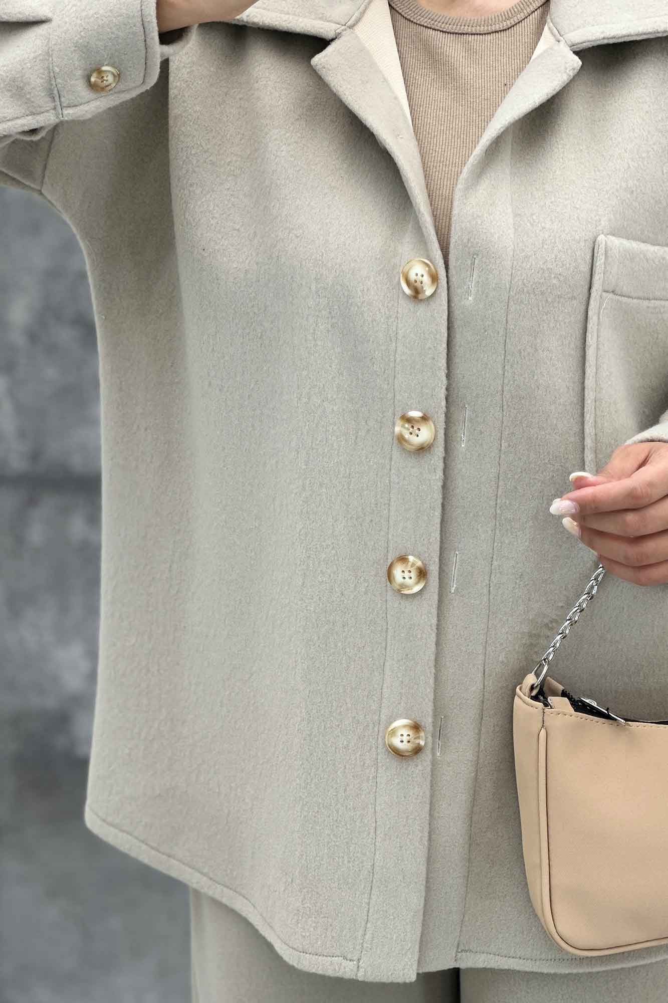 ست پالتو و شلوار تک جیب روناک