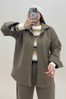 ست پالتو و شلوار تک جیب روناک