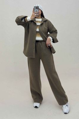 ست پالتو و شلوار تک جیب روناک