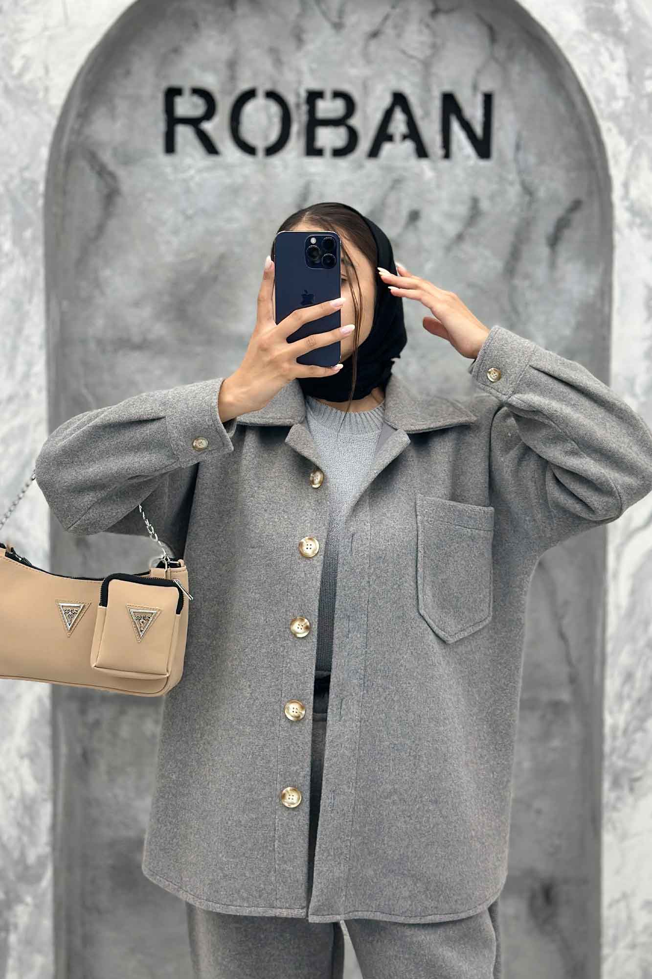 ست پالتو و شلوار تک جیب روناک