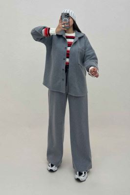 ست پالتو و شلوار تک جیب روناک