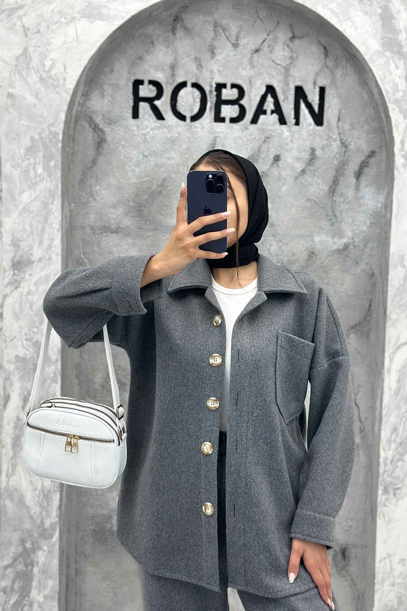 ست پالتو و شلوار تک جیب روناک