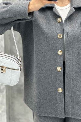 ست پالتو و شلوار تک جیب روناک