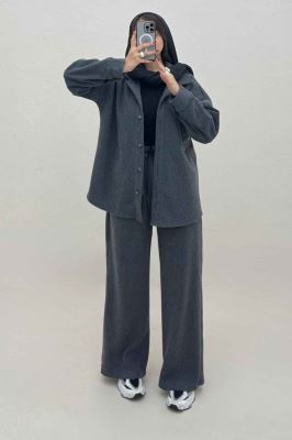 ست پالتو و شلوار تک جیب روناک