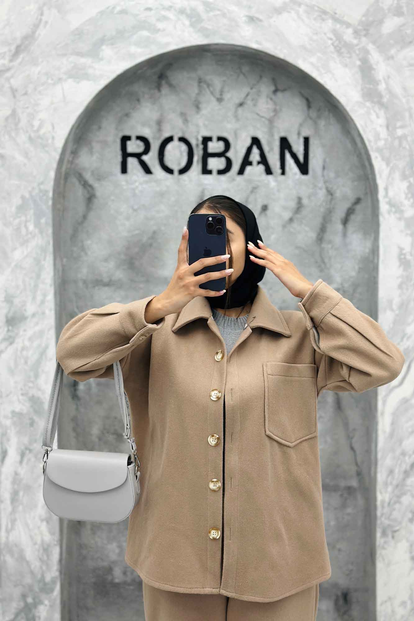 ست پالتو و شلوار تک جیب روناک