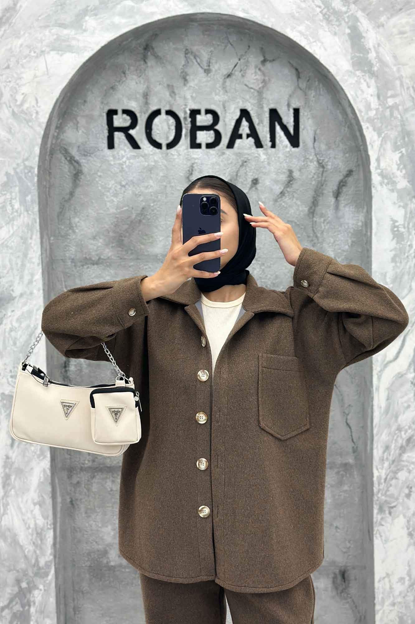 ست پالتو و شلوار تک جیب روناک