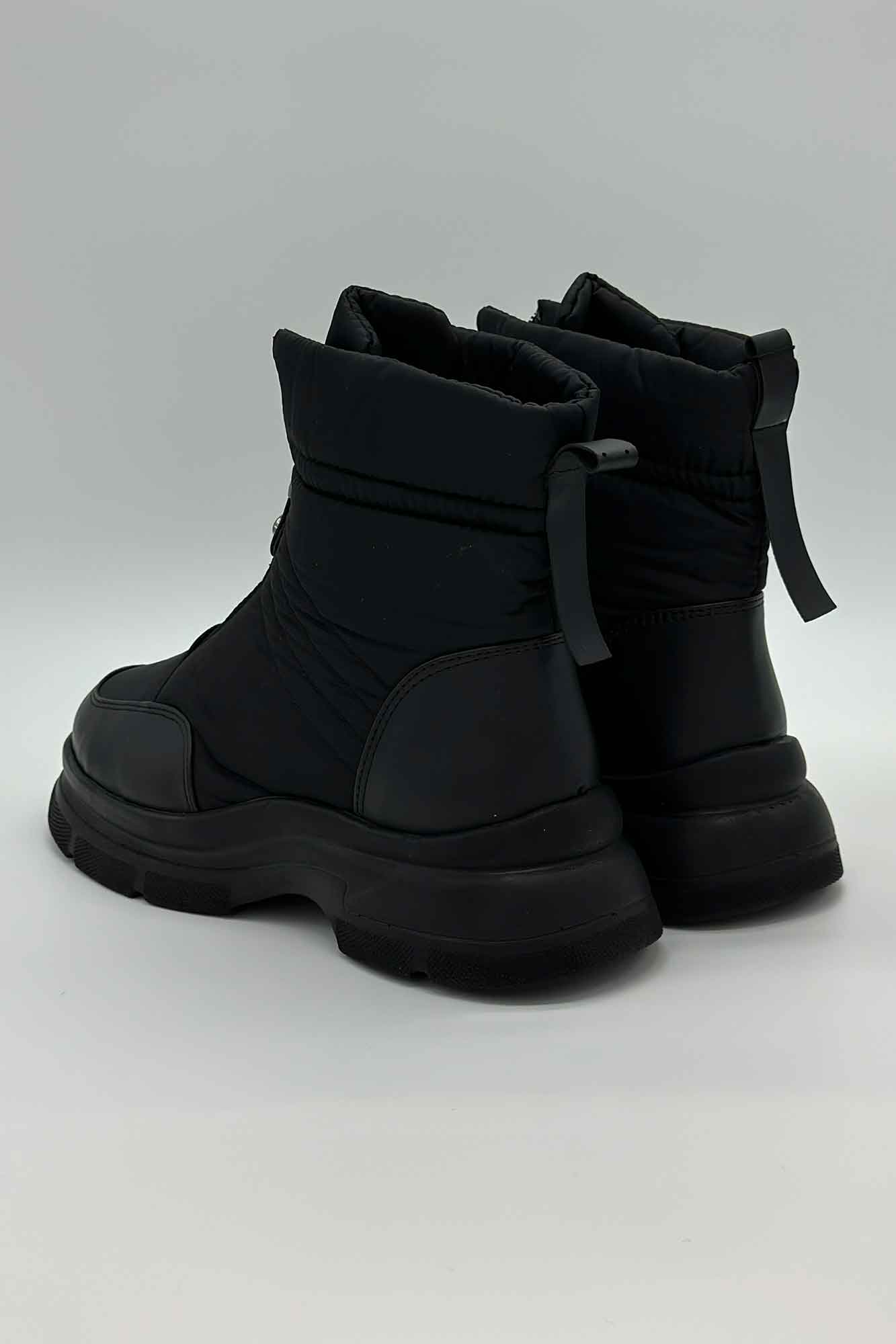 بوت کوتاه کاپشنی وسط زیپ