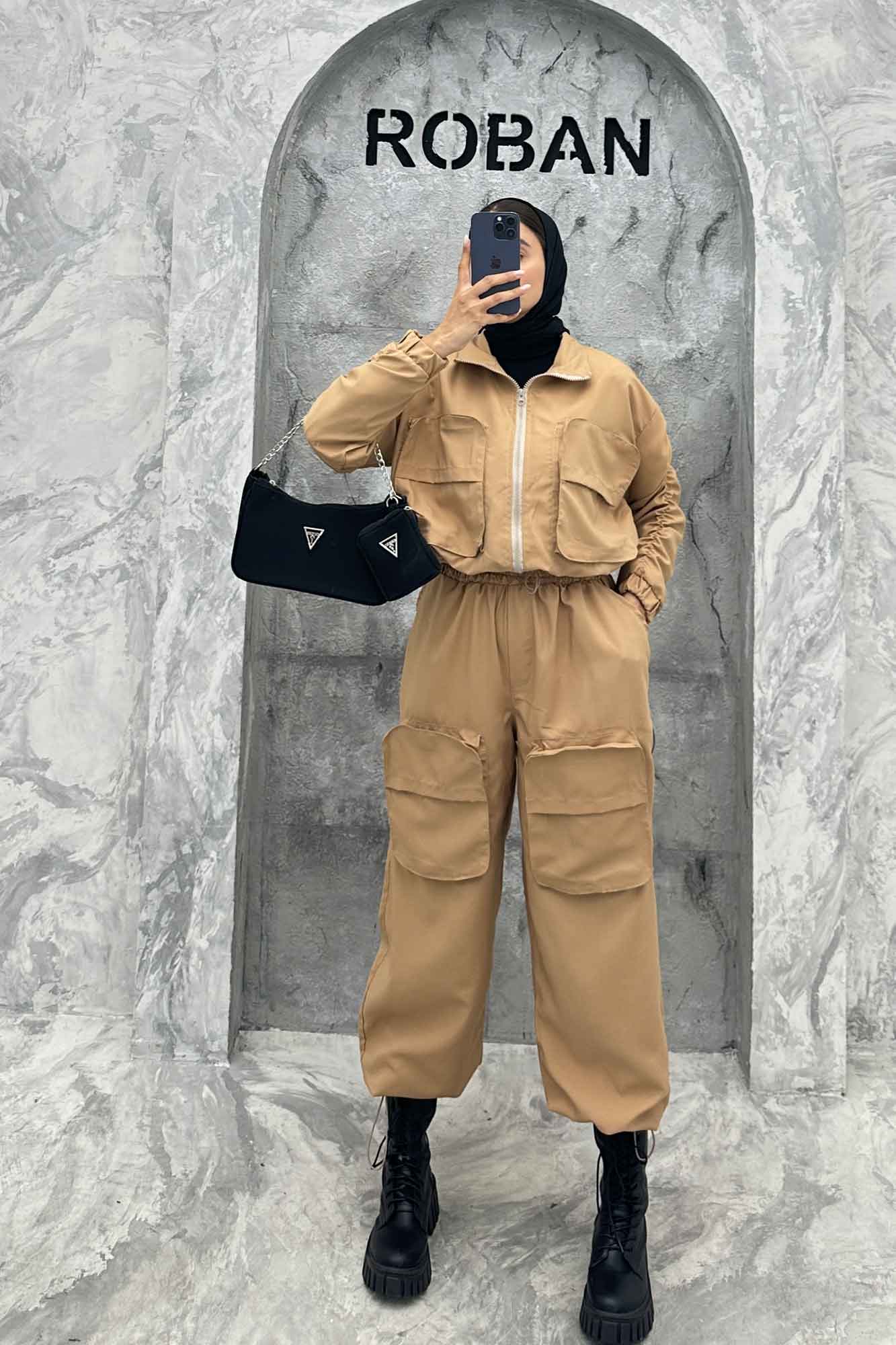 ست سویشرت و شلوار تی سی کارگو