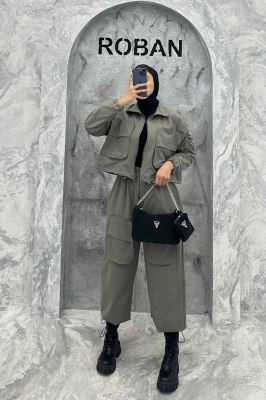 ست سویشرت و شلوار تی سی کارگو