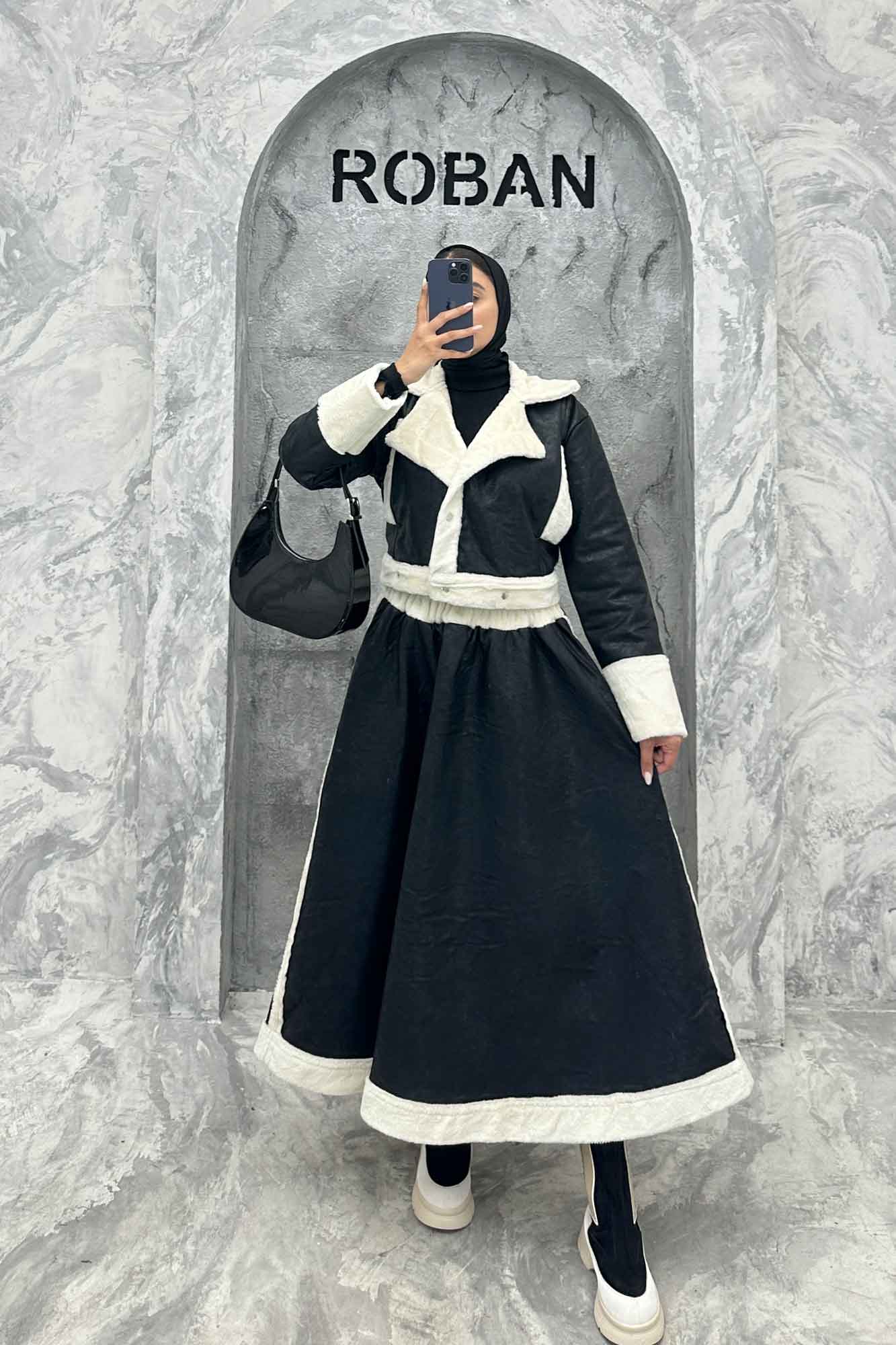 دامن چرم و تدی BOFALO