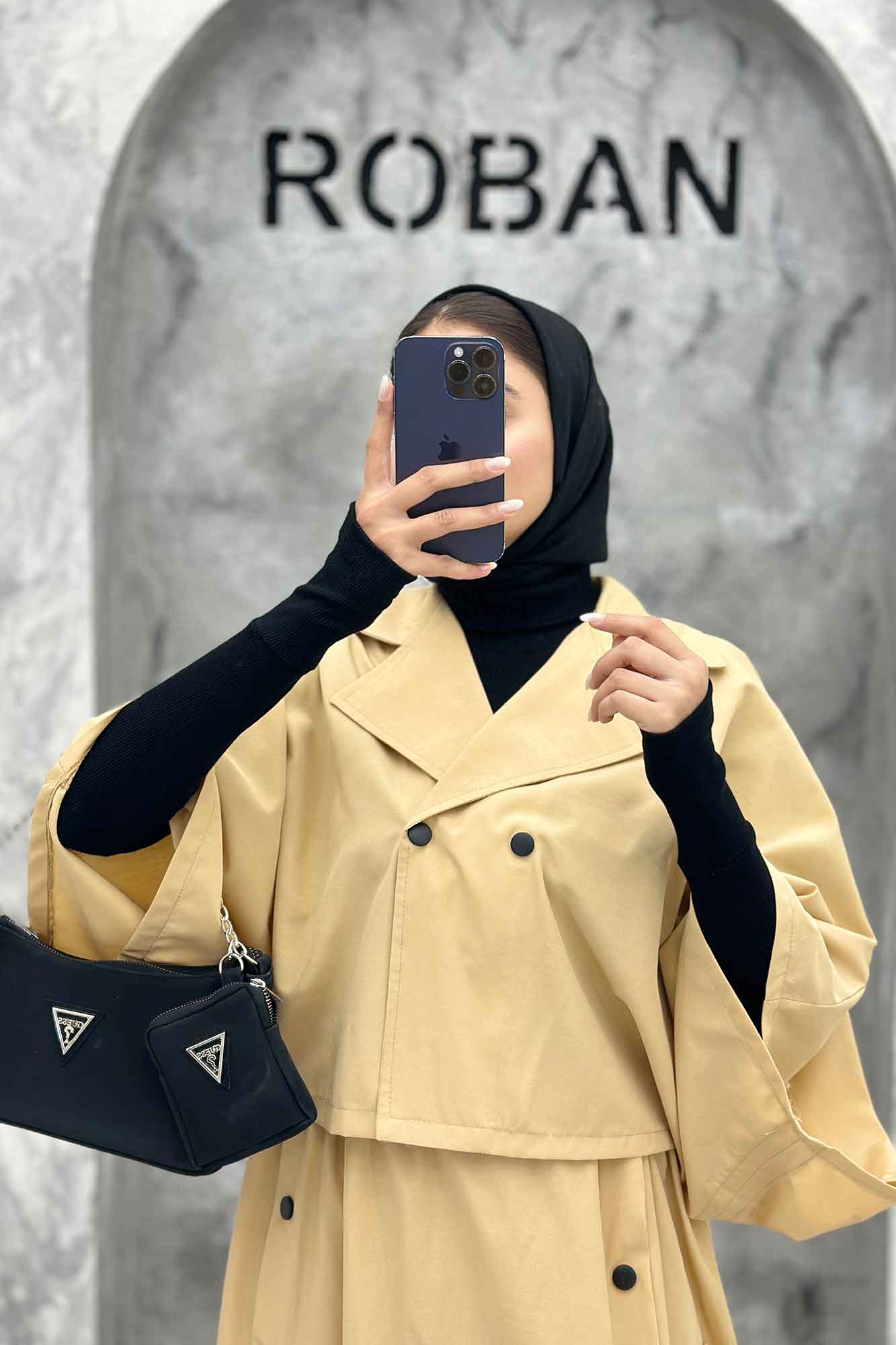 ست کت و دامن خفاشی دکمه زاماک داکرون