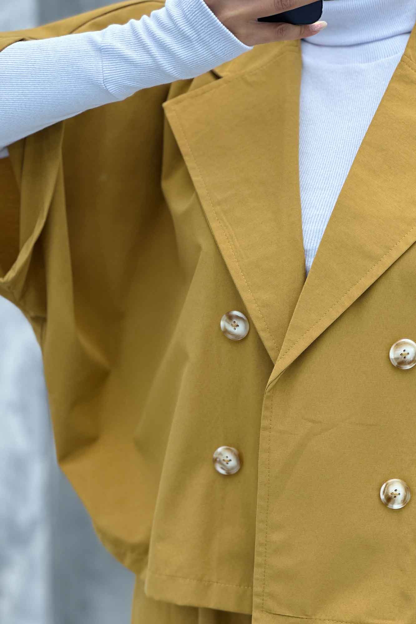 ست کت و دامن داکرون خفاشی آستین گت EDGAR