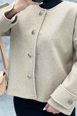 کت یقه گرد فوتر VIVIANNE