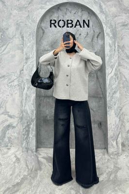 کت یقه گرد فوتر VIVIANNE