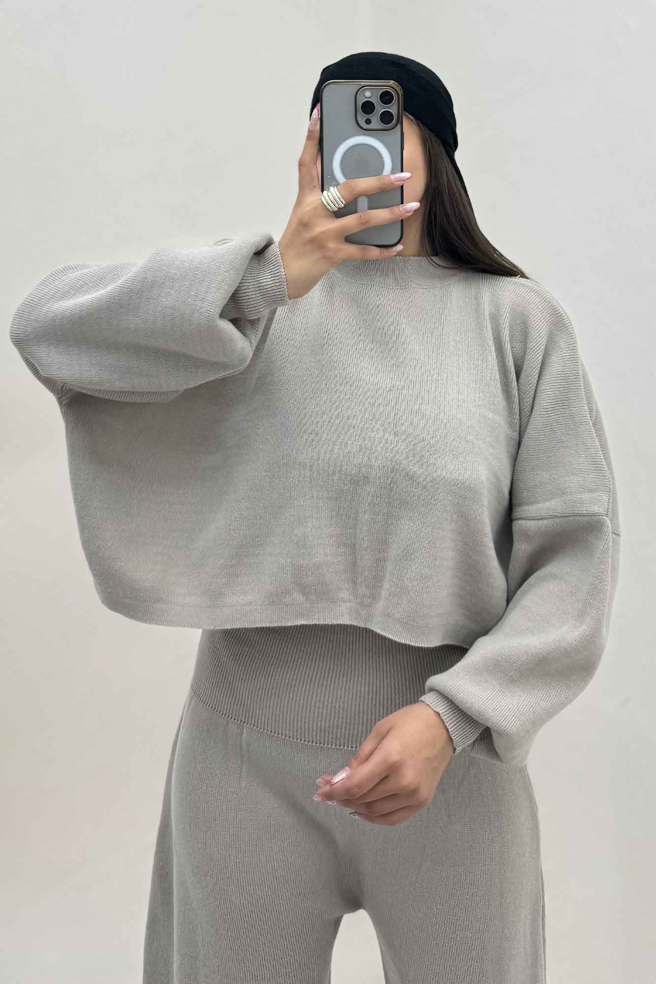 ست اورال و ژاکت بافت