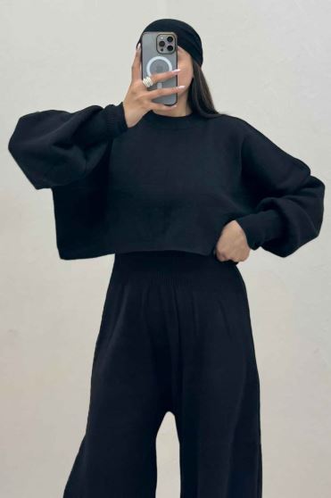 ست اورال و ژاکت بافت