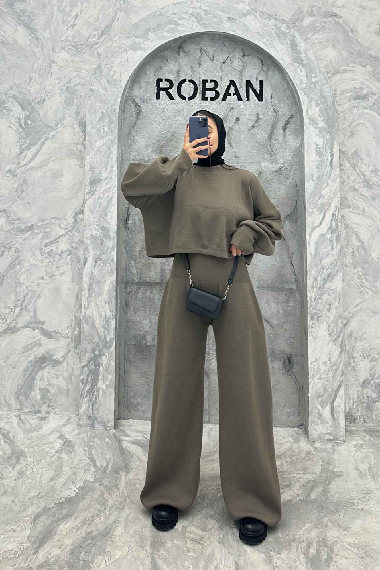 ست اورال و ژاکت بافت