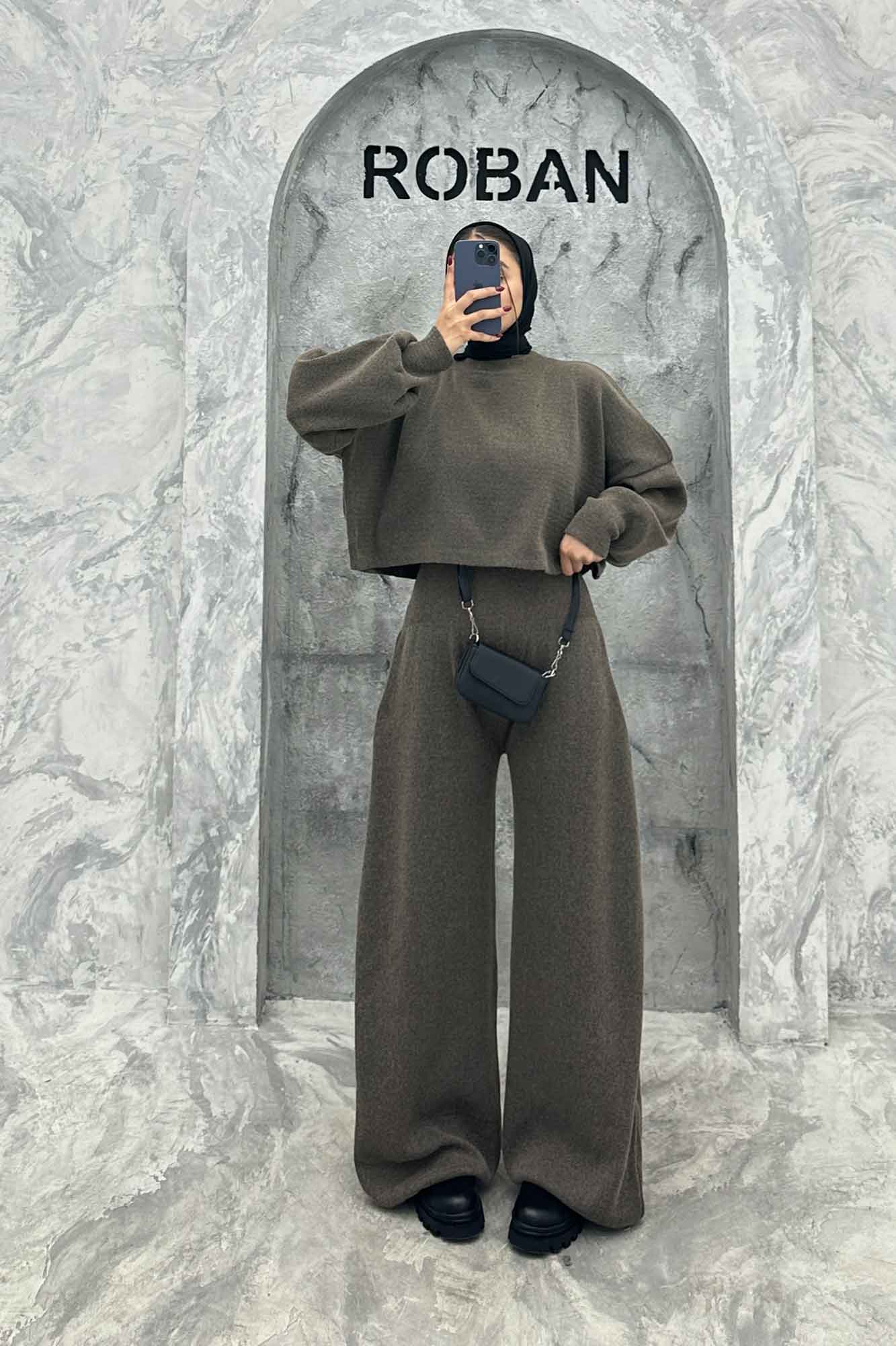 ست اورال و ژاکت بافت