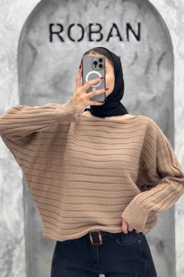 کراپ بافت راه راه آستین دار