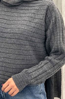 کراپ بافت راه راه آستین دار