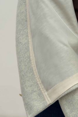 کت یقه ب ب فوتر تک جیب پاکتی (آستردار)