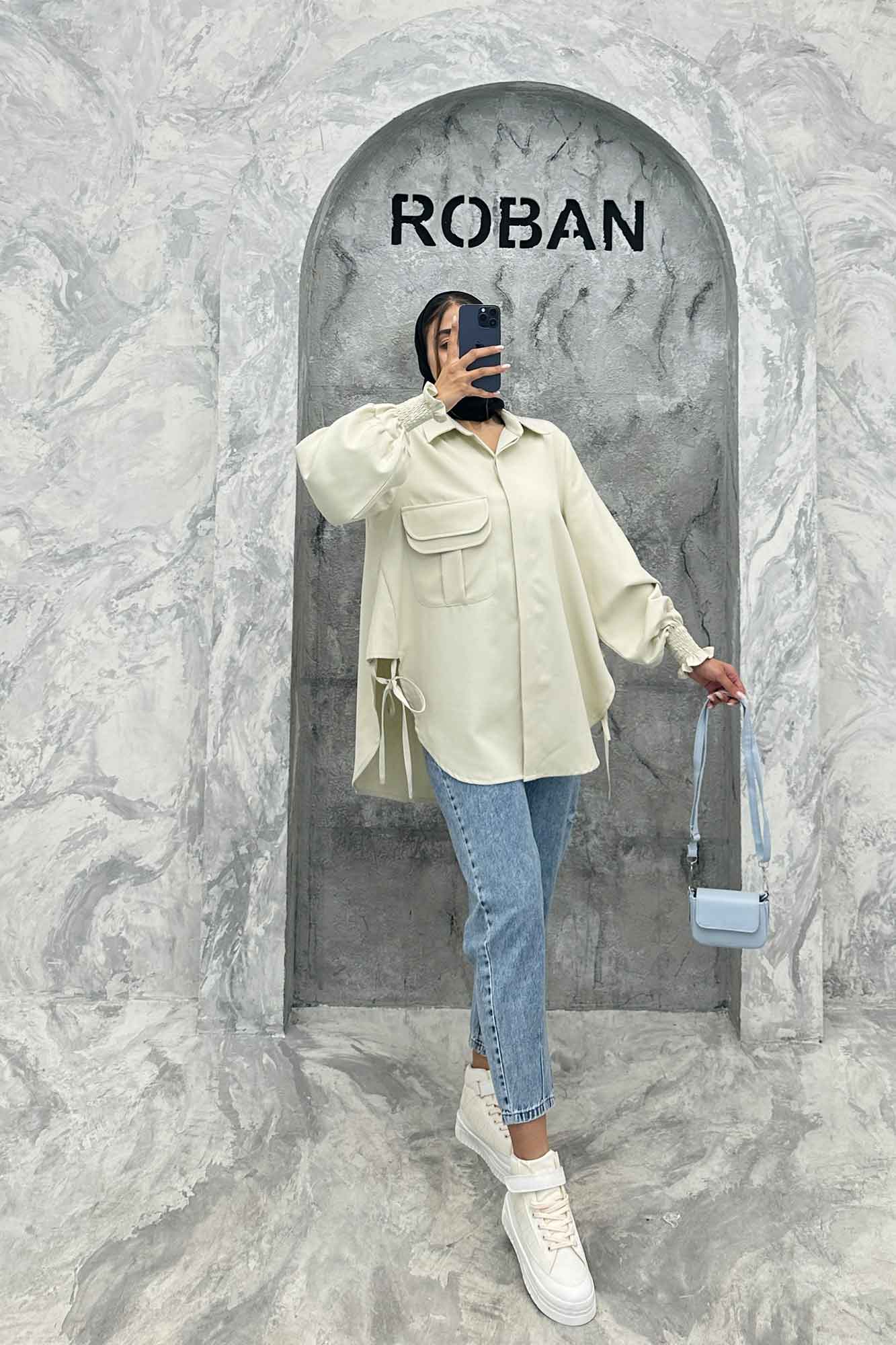 مانتو آستین شیپوری مازراتی