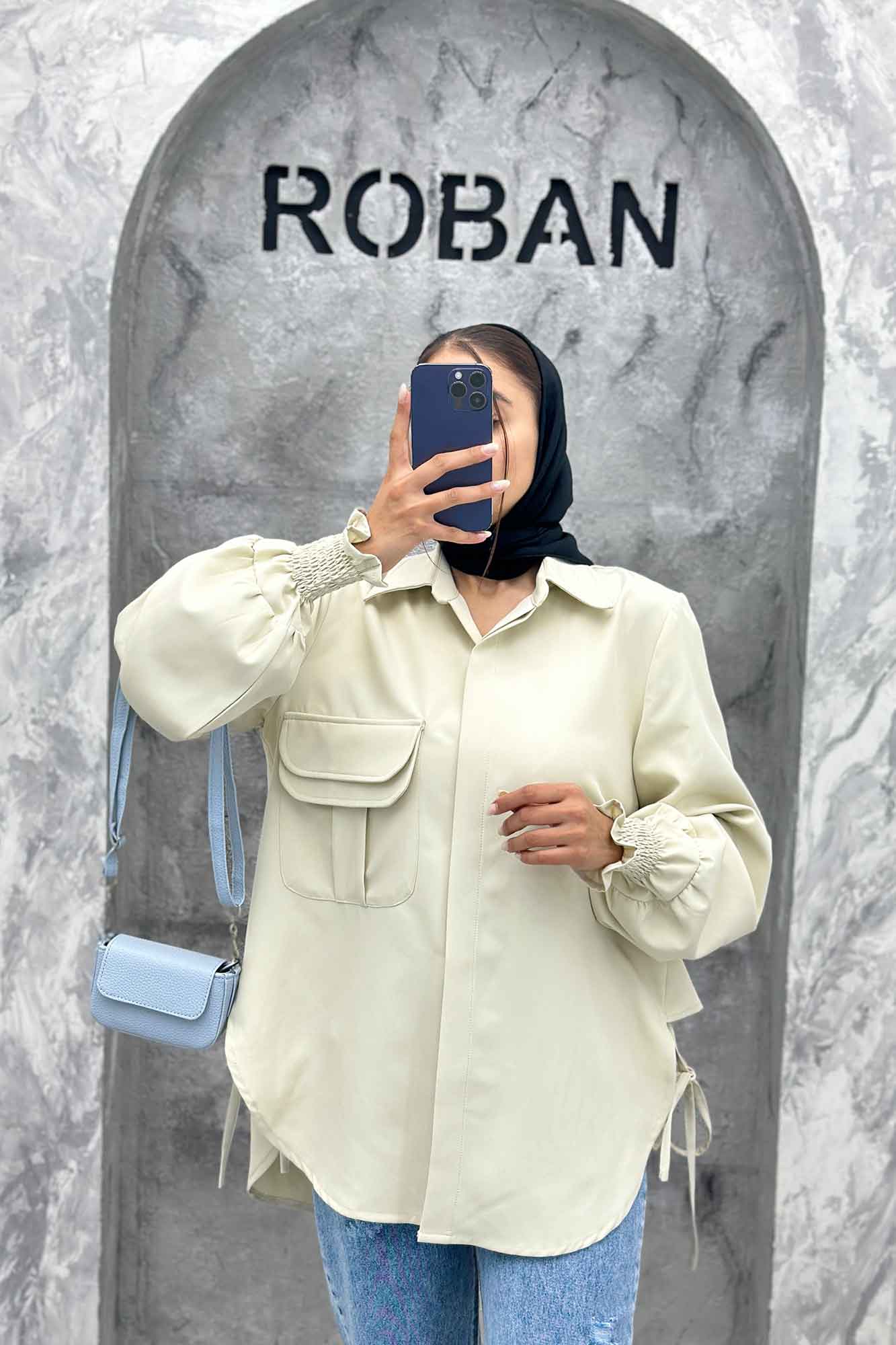 مانتو آستین شیپوری مازراتی