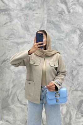 کت چهار جیب فوتر یقه سه سانت