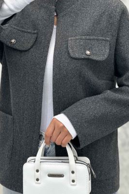 کت چهار جیب فوتر یقه سه سانت