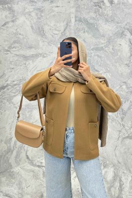 کت چهار جیب فوتر یقه سه سانت