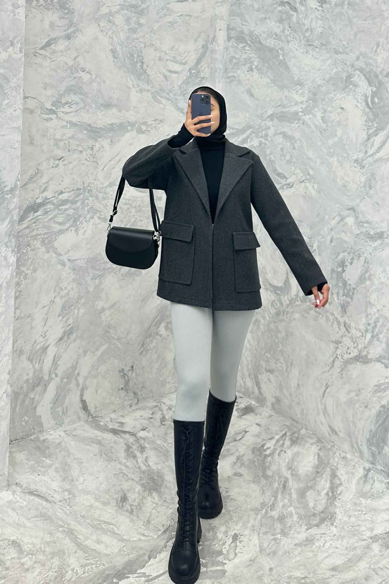 کت فوتر دو جیب پاکتی وانیا